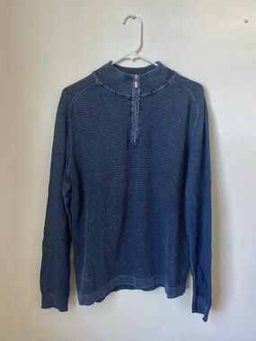 Tommy Bahama Quarter-Zip Sweater Large